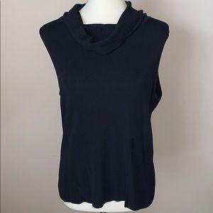 Hillard & Hanson Sleeveless Top Ribbed Pattern XL